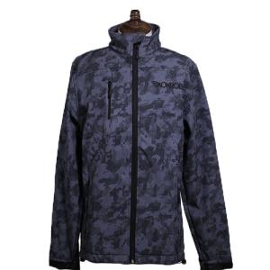 Wholesale Custom Printed Windproof Softshell Jacket Winter Sports Jacket Long Sleeve Full Zipper from china suppliers