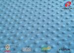 Red Polyester Minky Blanket Fabric , Star Minky Fabric 31 Colors Available