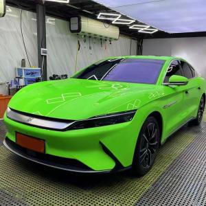 5-7 Years Bright And Vibrant 6.5mil Color PPF Glossy TPU Python Green Color Car Wrap