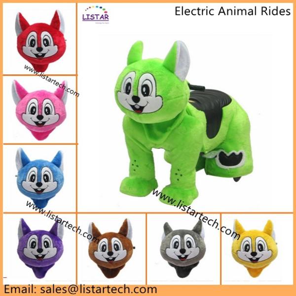Family Entertainment Certer Stuffed Animals Ride Plush Coin For Kids In Shopping