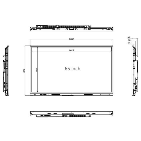 65 inch Interactive Flat Panel Smart TV Multi Touch Screen (Entry-level)