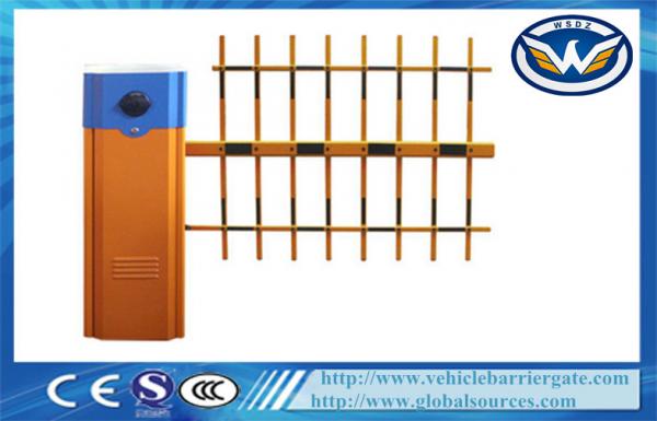 Quality Car Parking Vehicle Barrier Gate 6 second With Three  Fence Boom Length 6M for sale