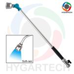 Metal Soft Rain Spray Water Hose Wand W/ Adjustable Angle & Ball Valve