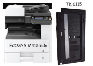 Wholesale M4125idn Kyocera Ecosys Toner TK 6115 High Yield Printing 15K CE SGS Approval from china suppliers