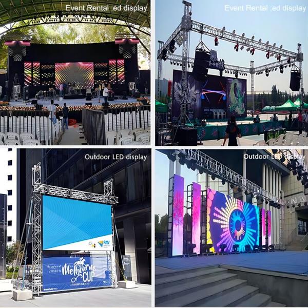 P3.91 High Refresh Rate Outdoor LED Screen Rental Full Color For Stage Event