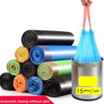 Kitchen Living Room And Bathroom Garbage Drawstring Trash Bags With Custom