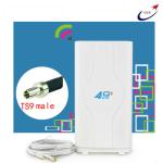 4G MIMO 88dbi Extrem High Gain 4G LTE Panel 700-2600MHz CRC9 TS9 White ABS