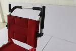 120kg Best Lightweight Folding Wheelchair Caterpillar Type Aluminum Alloy 600mm