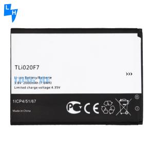 Wholesale TLI020E7 battery for Alcatel Pixi 4 Pop C7 Pop 2 5045D 5042D 7040 7040D 7041 3.8V 2000mAh from china suppliers