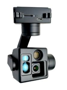 Wholesale Two Fixed Focal Length EO +1100m LRF Small Gimbal Camera Output from china suppliers