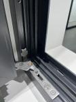 White Powder Coating Aluminum Casement Windows With 90° Open Degree Anodized