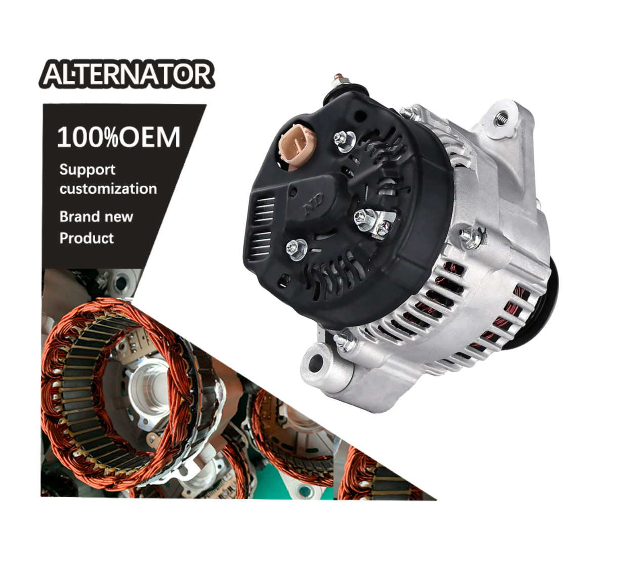 Alternador 12V 100A104210-9890 1042109890 27060-UK010 27060UK010 27060-UB080 27060UB080 27060-UB081 27060UB081