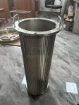 Stainless steel 316L wedge wire filter basket welded and looped Self-cleaning