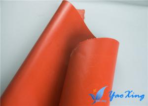 China Thickness 0.30mm Silicone Coated Fiberglass Fabric Fire Resistance on sale