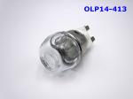 High Frequency Oven Lamp Assembly , OLP 14-413 Porcelain Lamp Holder For Oven