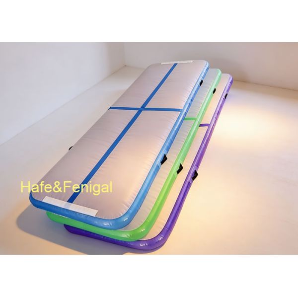 DWF Inflatable Gym Mat – 10cm Thick Professional Air Track for Gymnastics, HIIT & School PE