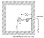 ISO 16750-4 Figure 4 Thermal Shock With Splash Water Tester IP Testing Equipment