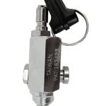 Adjustable Scuba Diving Accessories , Silver Stainless Steel Air Nozzle with