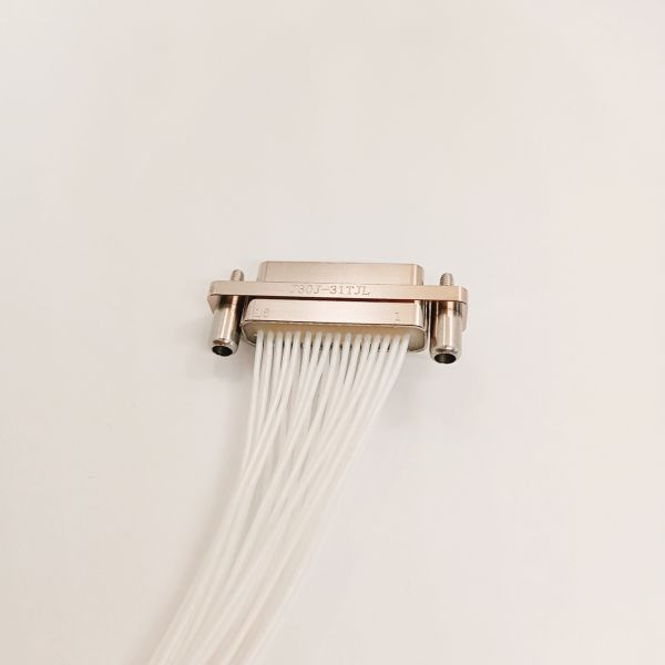 Rectangular Micro D Connector Male Crimping Type Connectors 3A J30J-37TJL