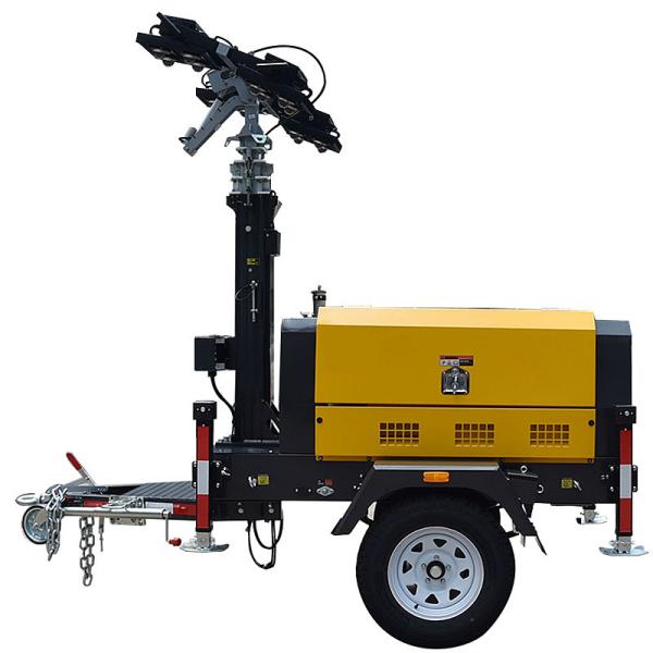 Diesel Generator Portable LED Tower Light Naturally Aspirated Air Intake Method