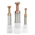 HRC55 4F 6F T Slot Milling Cutter For Universal Milling Maching