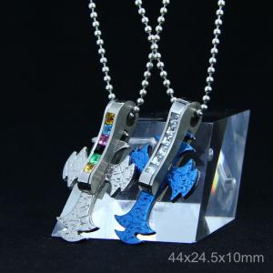 Wholesale Trendy Stainless Steel CZ Crystal Stones Inlay Cross Plus Symbol Necklace Pendant LDC73 from china suppliers