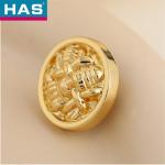21.5mm Custom Metal Buttons Gold Metal Pants Button washable
