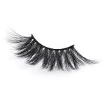 Black 3D Cruelty Free False Lashes , 25mm Vegan Fake Eyelashes