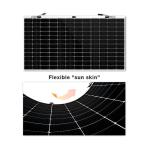 Panel Dimensions 2054*1080*2mm Flexible Solar Panels for RV Boat
