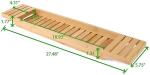 Customized Bathroom Items Soap Bamboo Bath Tray Razors Bathroom Shower Organizer