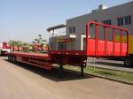 80t Hydraulic 3 Axle Low Bed Trailer 12R22.5 Transport Excavator