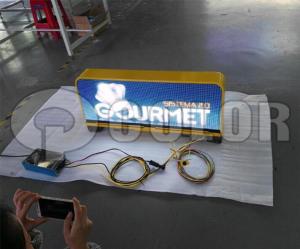Wholesale HD Full Color outdoor LED Display Board P5mm Taxi Sign for Advertising from china suppliers