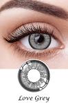 Eye Cosmetic Yearly Gray Contact Lens Colour 8.5mm Zero Power