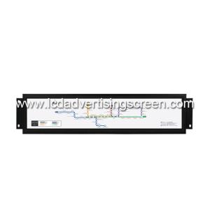 Wholesale 24.6&quot; LCD Advertising Screen , LCD Bar Display 700nits 1920*578 Bus Stretched Open Frame from china suppliers