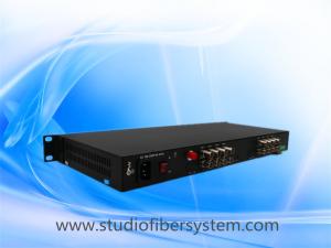 Wholesale 16CH AHD fiber converter in 1U rack mount chassis for 5MP/4mp/3mp/2mp/1mp CCTV surveillance system from china suppliers