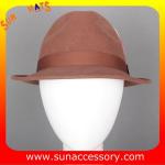 4190369 Sun Accessory customized winner England style fashion wool felt fedora