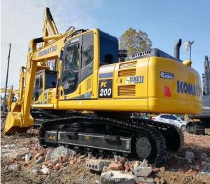 Wholesale Hydraulic Used Crawler Excavator 110KW Komatsu Pc 200LC With 110kw Good condition SAA6D107E-1 engine from china suppliers