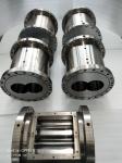 Inflated Food Extruder Screws And Barrels HIP Ally Ni60 Material Double Screw