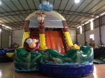 Forest Elephant Animals Commercial Inflatable Water Slides Standard For Kids