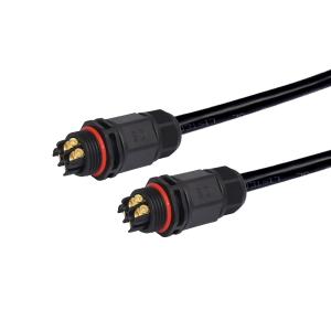 Wholesale LED 3 Pin Connector IP67 Waterproof Cable Junction Cross Type 4 Way Wire Connector from china suppliers