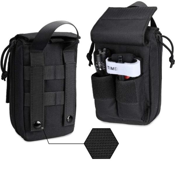 Small Tactical First Aid Kit Hiking Men Army Military IFAK Pouch Molle Emergency