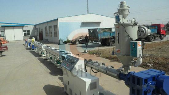 PP / PE Sewage Pipe Plastic Extrusion Machine , Plastic Drainage Pipe Production