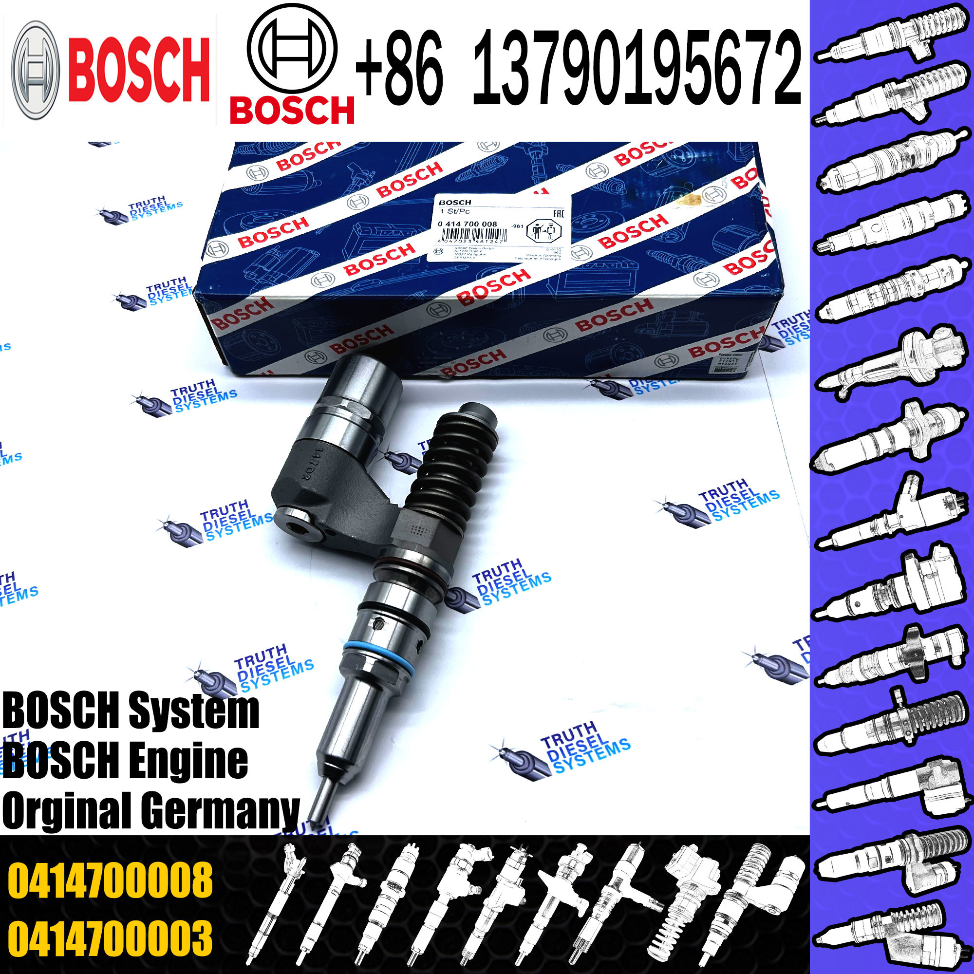 Diesel Fuel Injection Pump/unit injector system Nozzle 0414700008