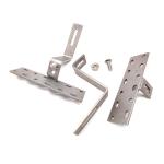 SUS304 Stainless Steel Solar Related Products Bracketing Adjustable Roof Tile