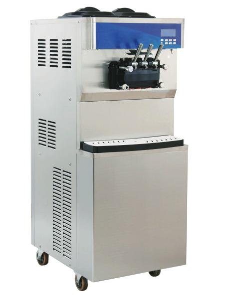 Automatic Italian Soft Cone Ice Cream Machine Pre Cooling System Ice Making