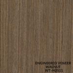 Artificial Walnut Wood Veneer For Furniture And Cabinet Face 3100mm Length