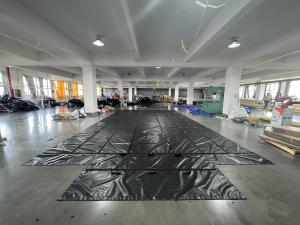 Wholesale Waterproof PVC Tarpaulin Fabric For Flatbed Truck Lumber Tarps 16x27 4x8ft from china suppliers