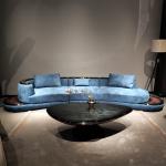 Contemporary Modern Living Room Sofa High Ending Canap Velours Customized