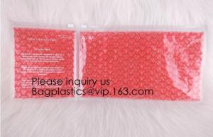 Wholesale Cosmetic Packing Laser PVC Make Up Bag With Zipper Top Heart-Shaped Air Bubble Packaging Bag, bagease, bagplastics from china suppliers