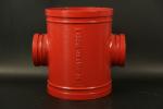 Female End Type 4 Way Pipe Fitting For 1/2 Inch-14 Inch Ductile Iron Pipes